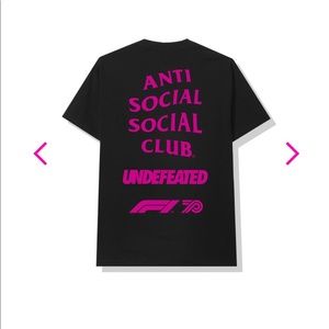 Mens 2XL ASSC x Undefeated  x F1 t shirt.